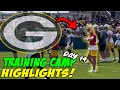 Reacting to Packers TRAINING CAMP Highlights / Takeaways Day 14 | New QB2?!?