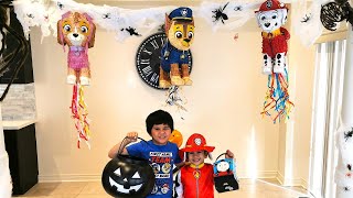 Troy and Izaak Opens 3 PAW PATROL PINATA with Surprise TBTFUNTV