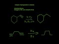 catalytic hydrogenation to alkanes