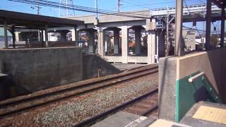 名鉄岡崎公園前駅急行豊橋行通過