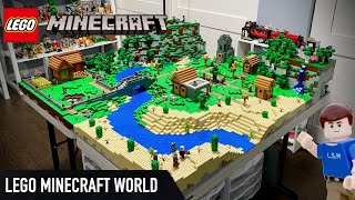 Massive lego Minecraft world MOC (full review)