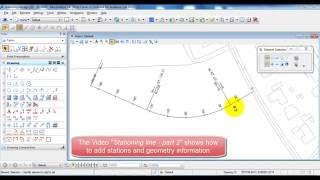 MicroStation V8i_Stationing line - part 1 (of 2)