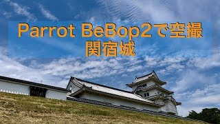 ✈️🏯【格安ドローンParrot BeBop2】関宿城（せきやど）を空撮(利根川と江戸川の分岐点)〜概要欄に簡単な歴史的背景があります〜