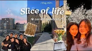 slice of life at cornell 🍰 | work-life balance, productive, er coffeehouse | {Sophomore Year}