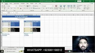 Excel Module 3 SAM Critical Thinking Project 1C | NP_EX19_CT3c | Scrub Jay Peripherals