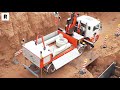 rc truck man 8x8 with crane loading stones scaleart