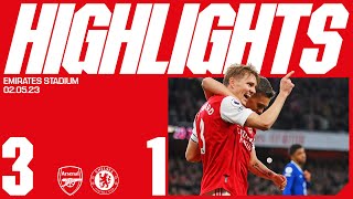 HIGHLIGHTS | Arsenal vs Chelsea (3-1) | Odegaard (2), Gabriel Jesus