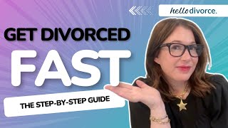 The Step-By-Step Guide To Get Divorced FAST