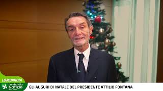 Natale, gli auguri del presidente Fontana