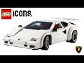 LEGO® ICONS Lamborghini Countach 5000 Quattrovalvole (10337) - Speed build