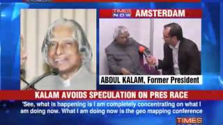 2012-04-26 Kalam avoids Pres race question - Version 2 - News Exclusives - TIMESNOW.tv