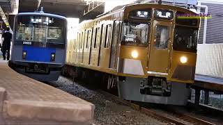 西武池袋線休日ダイヤ列車観察椎名町20201114