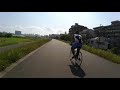 【車載映像】多摩川サイクリングロード（旧穴守稲荷神社跡→兵庫島公園）2018 06 02