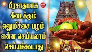 கோவிலில் கொடுக்கும் எலுமிச்சை பழத்தை என்ன செய்ய வேண்டும் ? | Dont Waste Temple Lemon | Anmegam