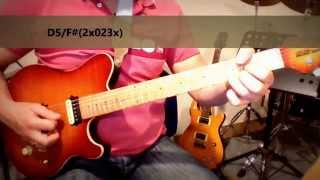 School voor Improvisatie - Lesnotities - Rock Chords #1 - Southern Rock Jam in A Mixolydian