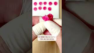 粘土で薔薇のピアスを作るよ。ハンドメイドアクセサリー　#shorts