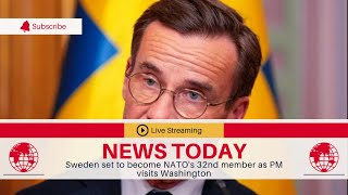🛑 Sweden set to become NATO's 32nd member as PM visits Washington | TGN News