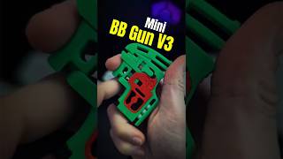 3D printed mini toy BB gun V3. Now with 8 shot magazine! #3dprinting