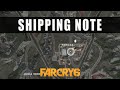 Far Cry 6 shipping note at Camp Maximas location