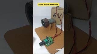 Small weapon sharpener - dc motor| #project #motor #tech