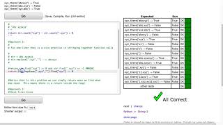 Codingbat - xyz_there (Python)