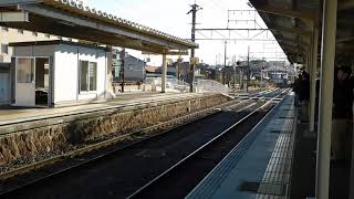 【飯田線】伊那北駅 下り列車入線