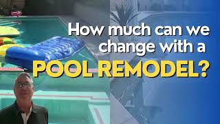 Check out these stunning pool remodel BEFORE and AFTERS!