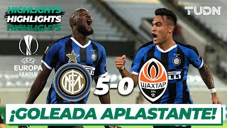 Highlights | Inter Milan 5-0 Shakhtar | Europa League 2020 - Semifinal | TUDN