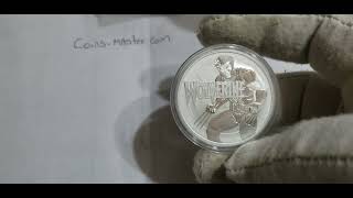 2021 1 Oz Silver $1 Tuvalu WOLVERINE Marvel Comics Coin.