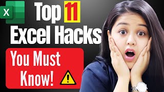 11 Excel Tips That Will Save You HOURS ⏳