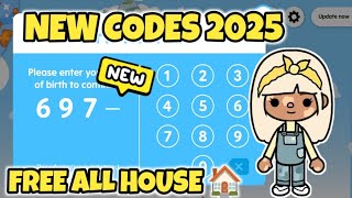 Unlock All House 2025 ⚠️ Toca Life World  Free Code 2025 - Toca Boca with Proof