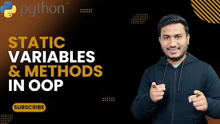 Static Variables & Methods in OOP | The Complete Python Course | Basic to Advance | Python Tutorial