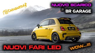 Abarth 595 - Nuovi Fari Posteriori a LED - Nuovo scarico