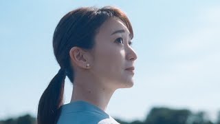 大島優子、新入社員に“背中で語る”頼れる先輩社員に　カロリーメイト新TVCM『⻘いカロリーメイト』篇