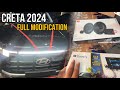 Creta 2024 | costume seat cover | 12.3 inch android | full modification |sunshine auto bhopal