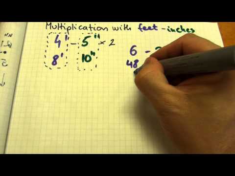 Multiply feet-inches without conversion Multiply feet-inches without conversion