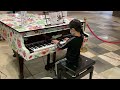 9歳 official髭男dism ミックスナッツ age 9 mixed nuts spy×family op piano cover street piano ストリートピアノ