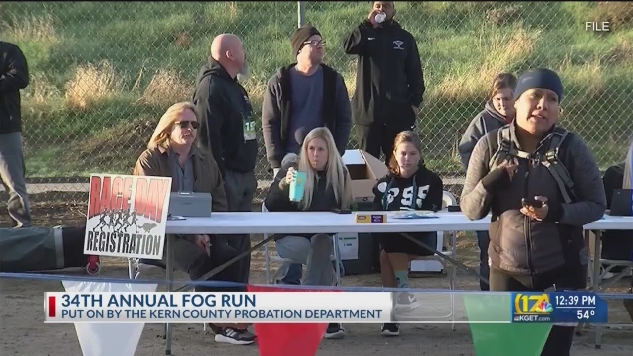 Kern County Probation Department Hosts 34th Annual Fog Run - YouTube