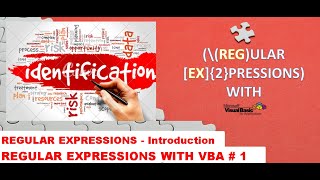 1. Introduction - RegEx for VBA