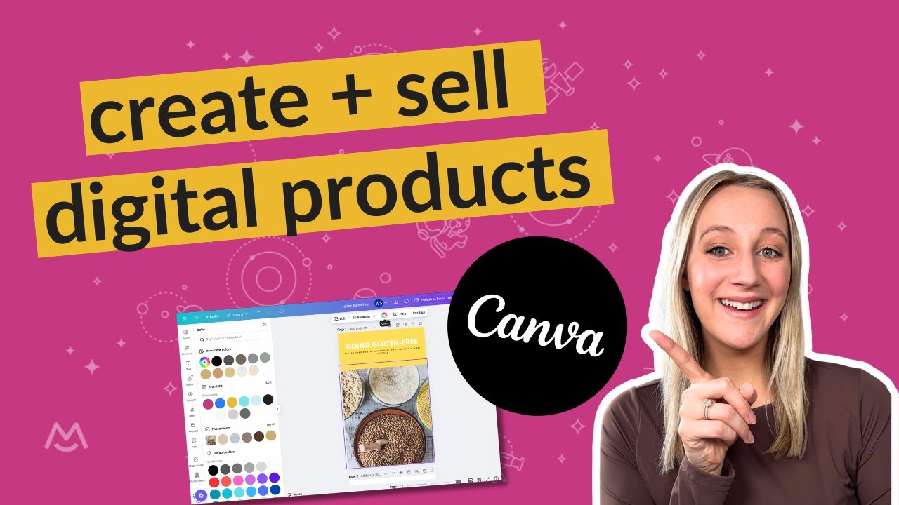 How To Create Sell Digital Products With Canva Step By Step Guide