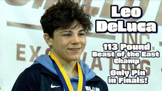 Leo DeLuca | Blair Academy 2021 | 113 lb. Beast of the East Champion