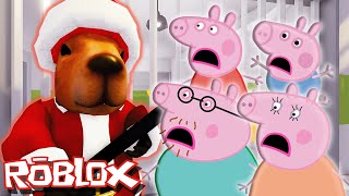 Peppa Pig ESCAPE CHRISTMAS CAPYBARA FAMILY PRISON in Roblox