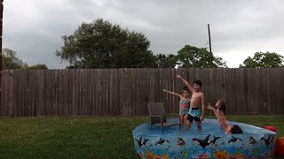 Get Out of the Pool! The Storm's Coming! 🙄⛈️ | Quarantine Day in the Life