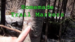 Homemade Trail Markers and Navigation Tacks