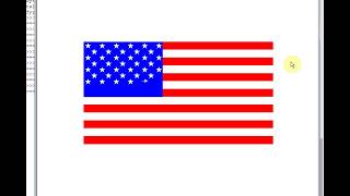 Python turtle Graphics: Draw USA Flag - Learn Python with Simple Projects