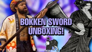 WOODEN BOKKEN TRAINING SWORD UNBOXING!!!! #bokken