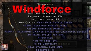 D2R Unique Items - Windforce (Hydra Bow)