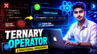 Ternary Operator in React JS | Conditional Rendering Explained in Hindi/Urdu