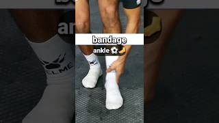 طريقة ربط الكاحل في كرةالقدم 🦶⚽️#ankle #odey_amin #shorts #كرة_قدم #footballshorts