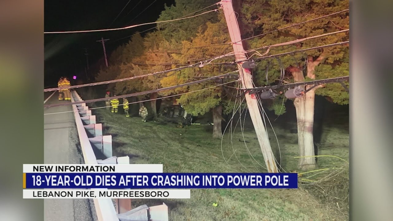 Murfreesboro Police Identify Teen Killed In Crash Involving Utility ...